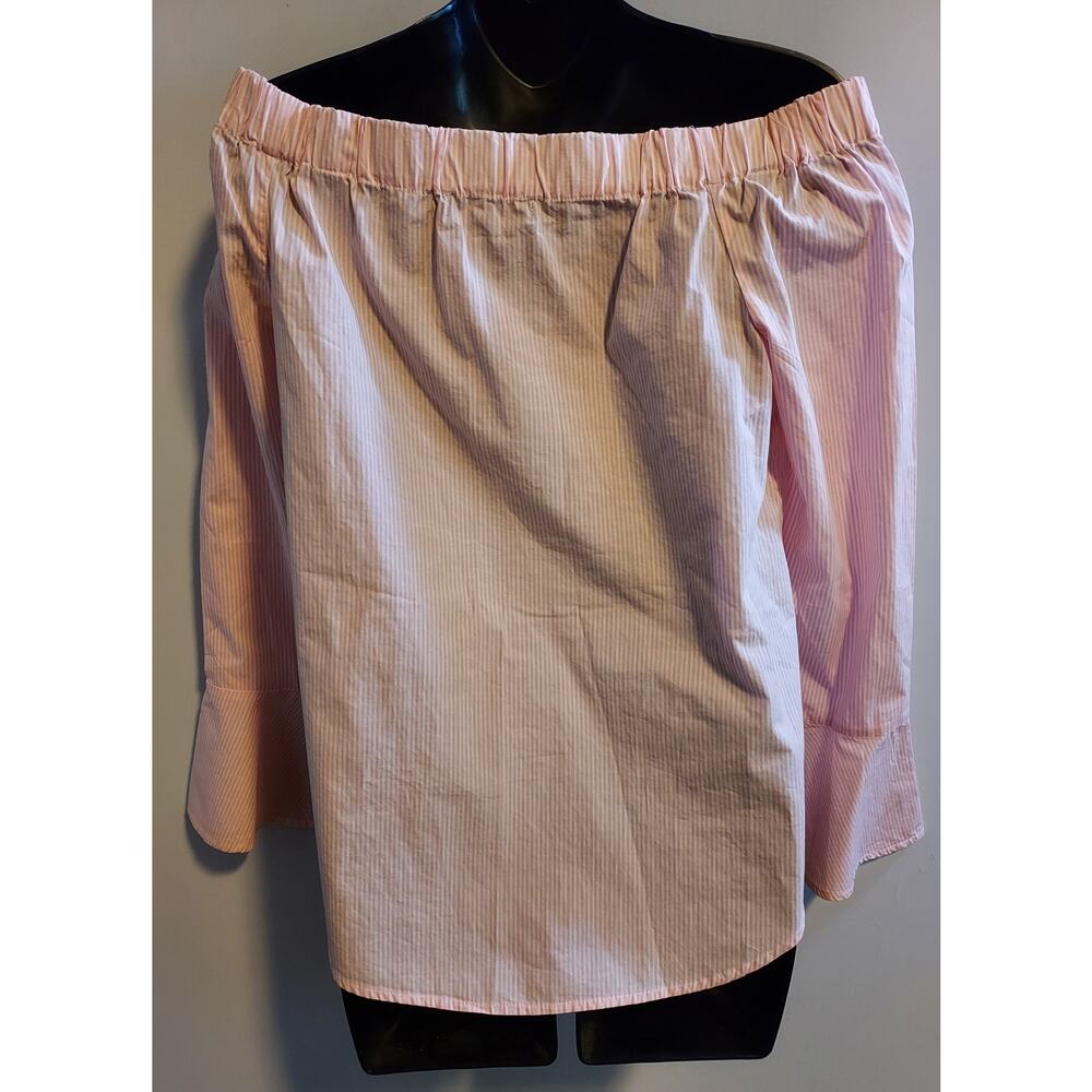 Sanctuary pink and white stripe top - Size Small - Picture 3 of 5